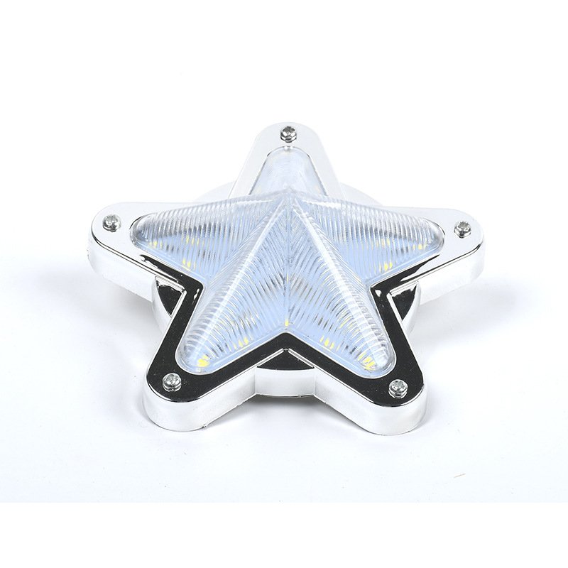 HearxinLED 24V Side LED Star Width Light Bus Tail Light Trailer Signal Decorative Flashing Strobe Warning Light for Truck