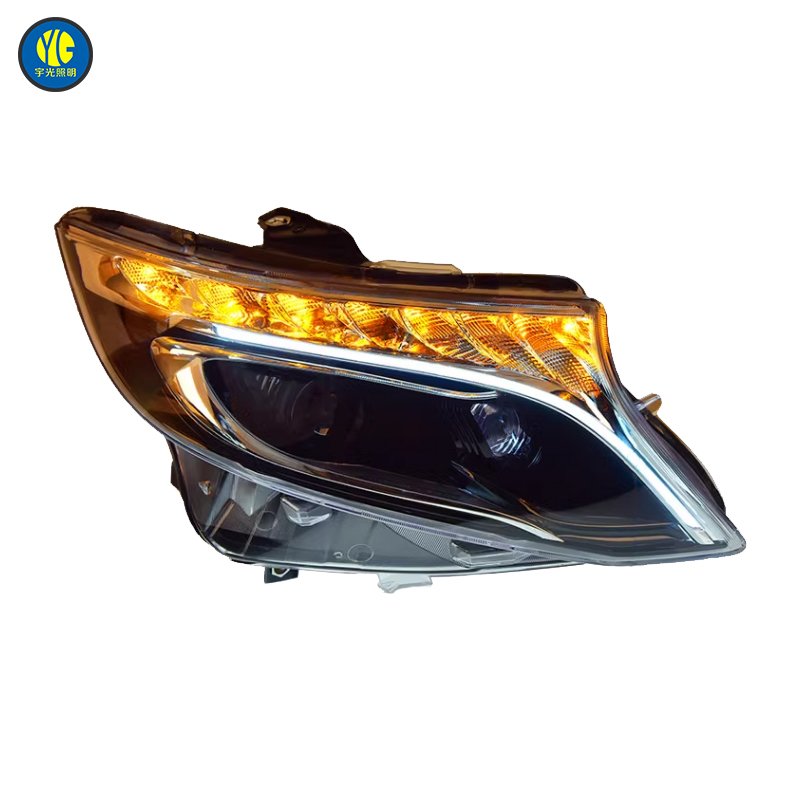 For Mercedes Benz V Class W447 Head Light 2016-2019 Year Vito V260 Head Lamp Upgrade Automotive Accessories DRL LED Headlights