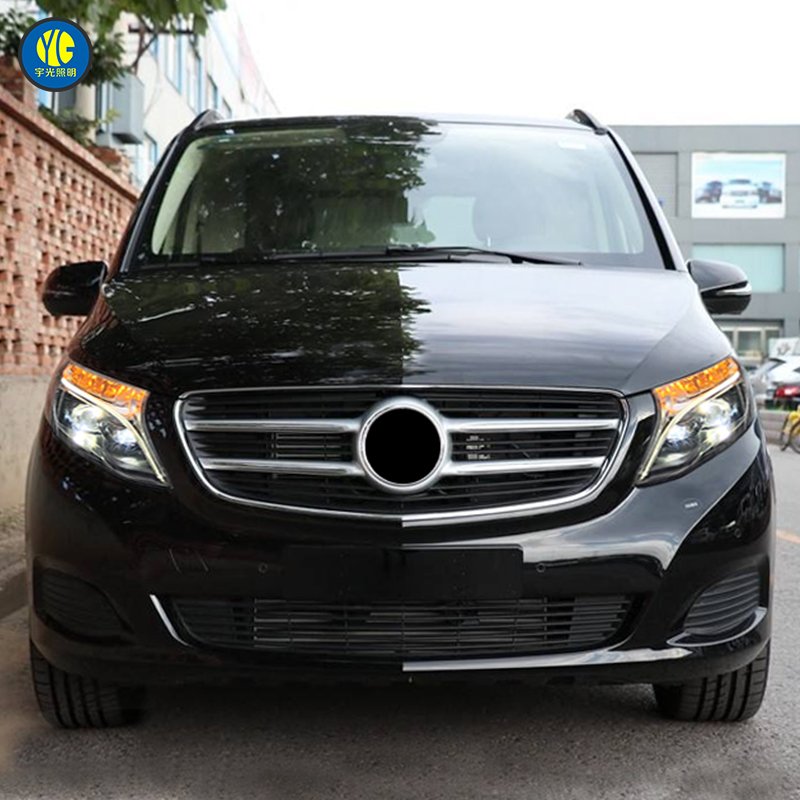 For Mercedes Benz V Class W447 Head Light 2016-2019 Year Vito V260 Head Lamp Upgrade Automotive Accessories DRL LED Headlights
