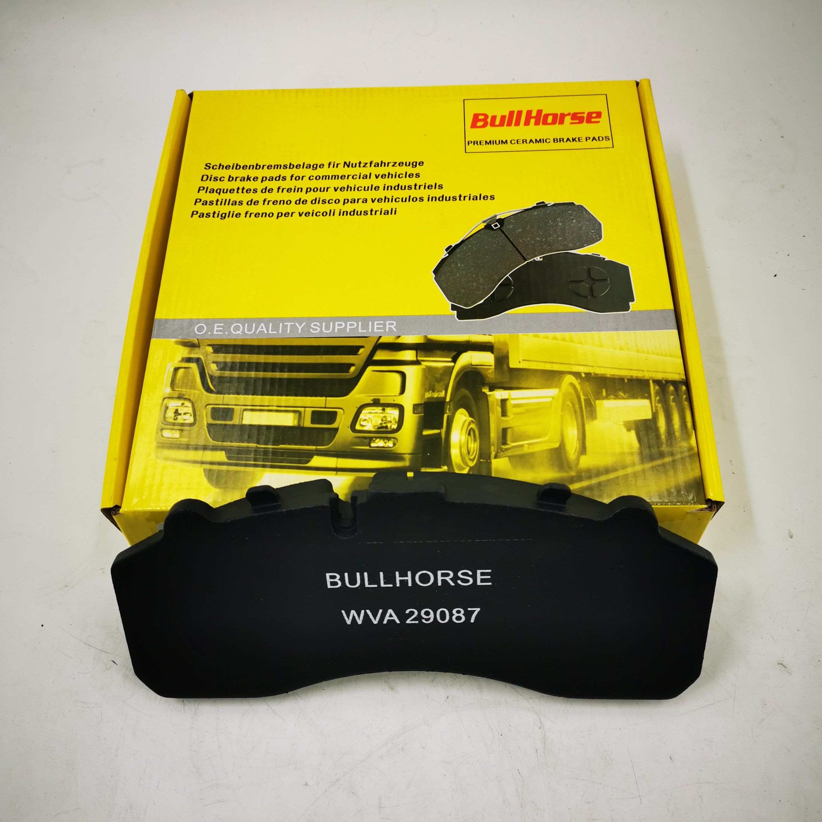 Actros Axor Wva 29087 29108 29167 Spare Parts Auto Brake Systems China Ceramic Brake Pads 0190 6439 1528075 0907278 1433011