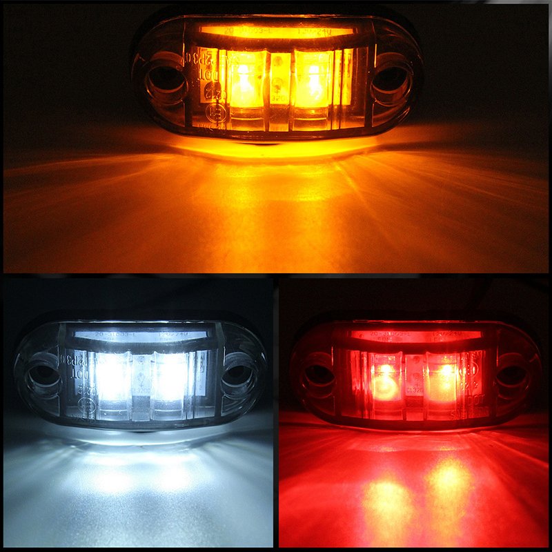 Truck Led Side Marker Light for Truck Trailer Car Tractor Bus Vehicle Indicator Side Light Emergency Warning Lamp
