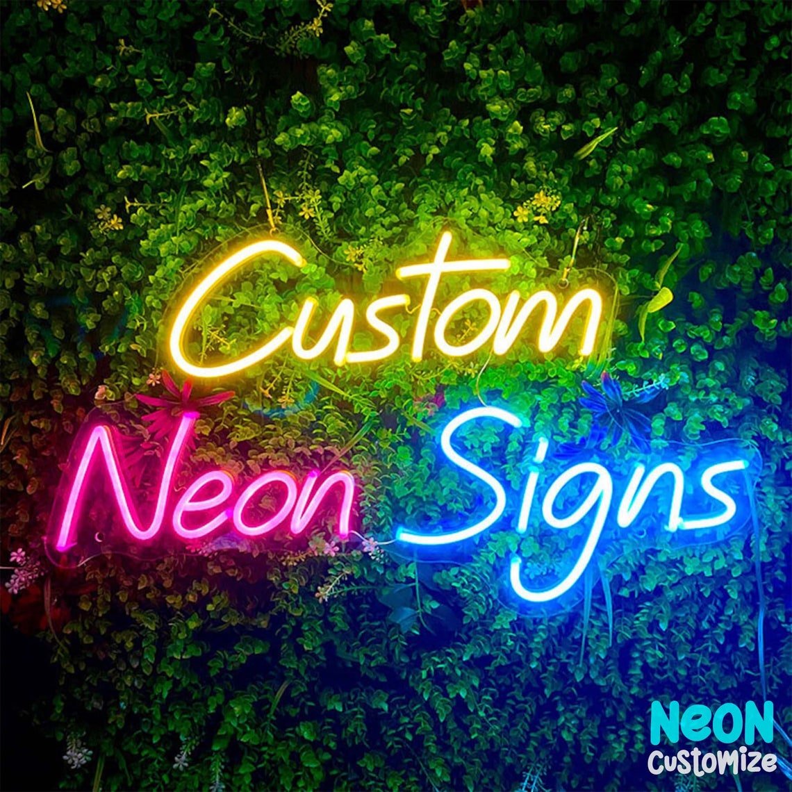 Custom Handmade LED Neon Signs Light for Wedding Party Home Decor Custom Neon Led Bar Store Logo Neon Sign Light up Letters