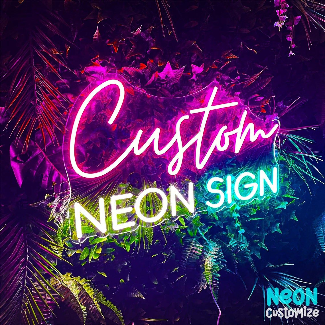 Custom Handmade LED Neon Signs Light for Wedding Party Home Decor Custom Neon Led Bar Store Logo Neon Sign Light up Letters