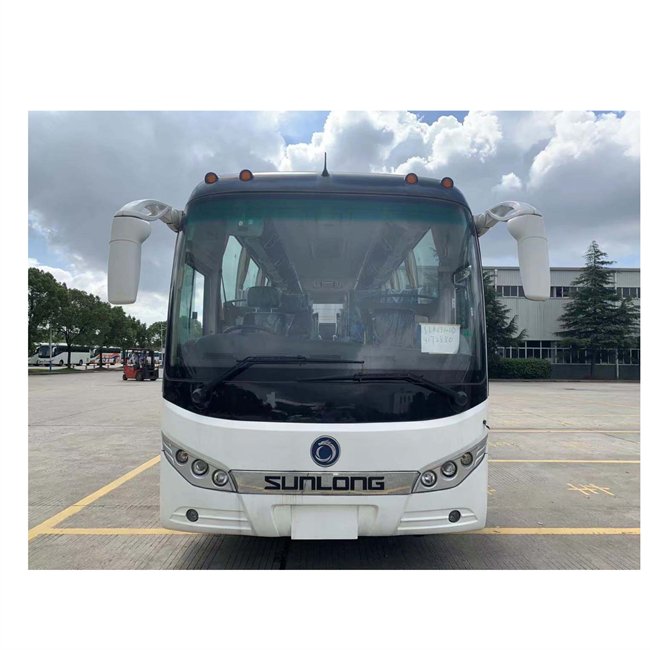Right Hand Drive 32 Seaters Second Hand Passenger Bus for SunLong Customized Used RHD Coach Double Doors City Buses for Sale