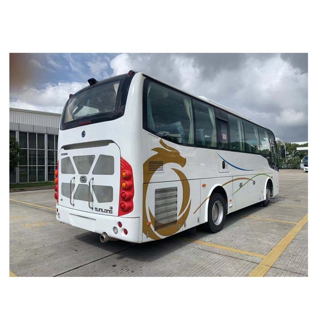 Right Hand Drive 32 Seaters Second Hand Passenger Bus for SunLong Customized Used RHD Coach Double Doors City Buses for Sale
