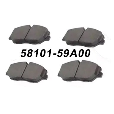 OE 5810159a00 for Hyundai H350 Genuine Alex Auto Spare Parts Car Front Brake System Brake Pads