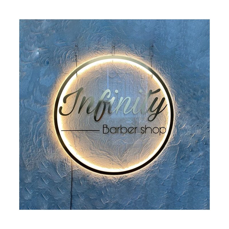 Custom Outdoor Business logo Signages 3d Backlit Metal Sign Letter Acrylic Billboard