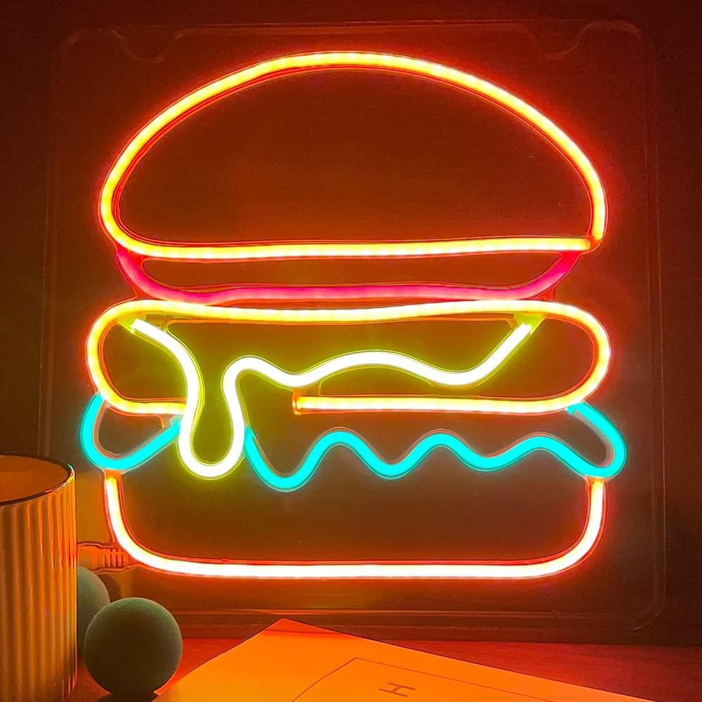 Customized LED Neon Sign Acrylic Handmade Neon Silicone Wall Mount Restaurant Cafe Dessert Decoration Neon Sign