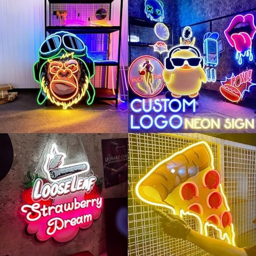 Customized LED Neon Sign Acrylic Handmade Neon Silicone Wall Mount Restaurant Cafe Dessert Decoration Neon Sign