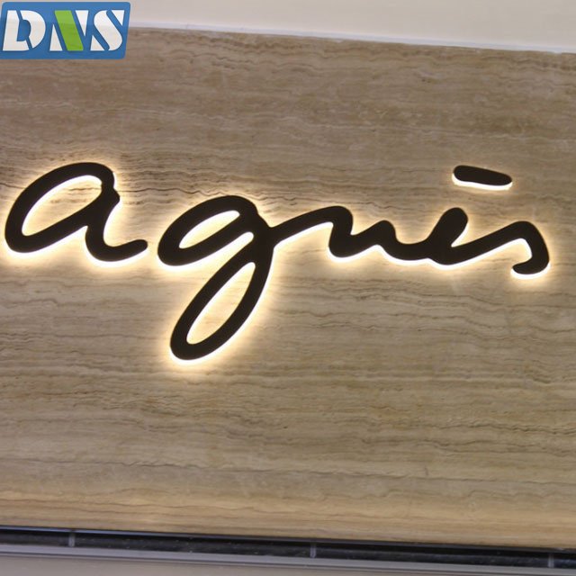 Channel Letter Interior Signs Front Retail Store Custom Office Indoor 3d Backlit Led Business Sign