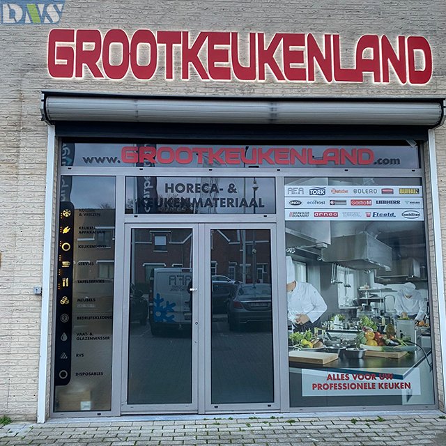 Channel Letter Interior Signs Front Retail Store Custom Office Indoor 3d Backlit Led Business Sign