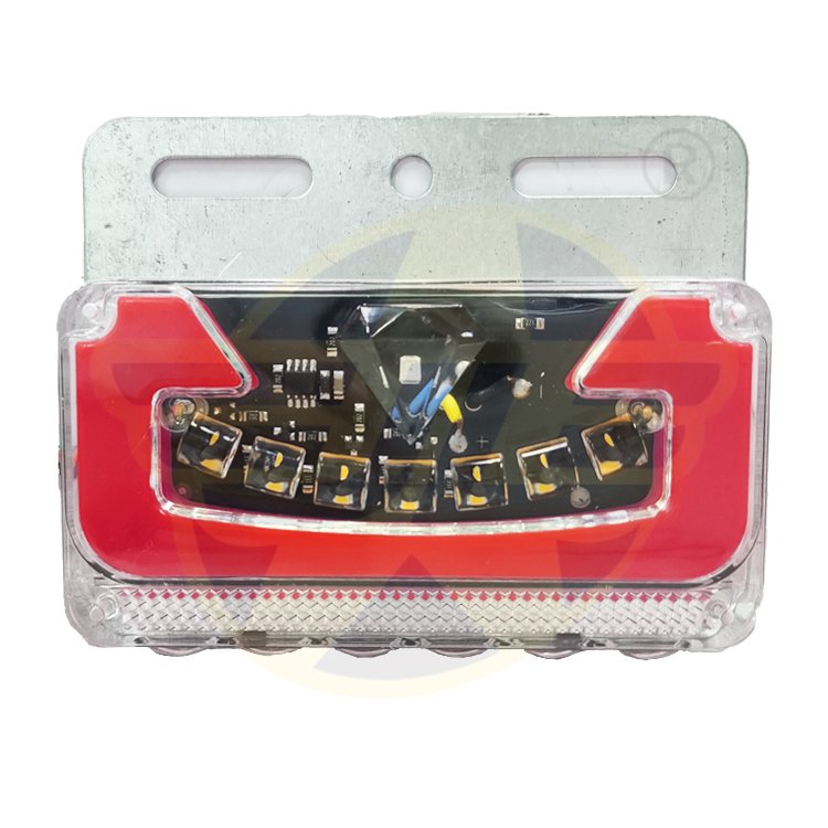 Universal Red Square Side Marker Lights Front Rear LED Clearance Indicator Lamp 24v Truck Side Marker Light Car External Light