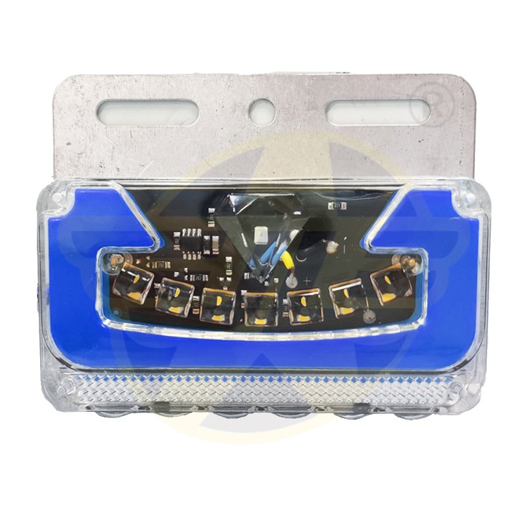 Universal Red Square Side Marker Lights Front Rear LED Clearance Indicator Lamp 24v Truck Side Marker Light Car External Light