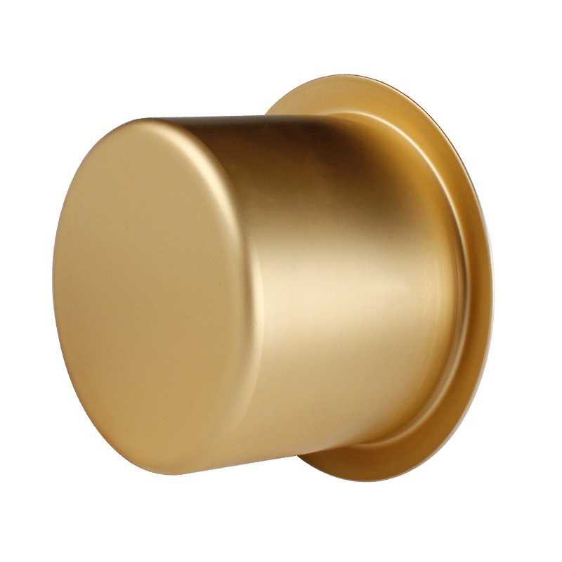 HEYRV Aluminium Alloy Cut-out Size 81mm Golden Color Car Cup Holder