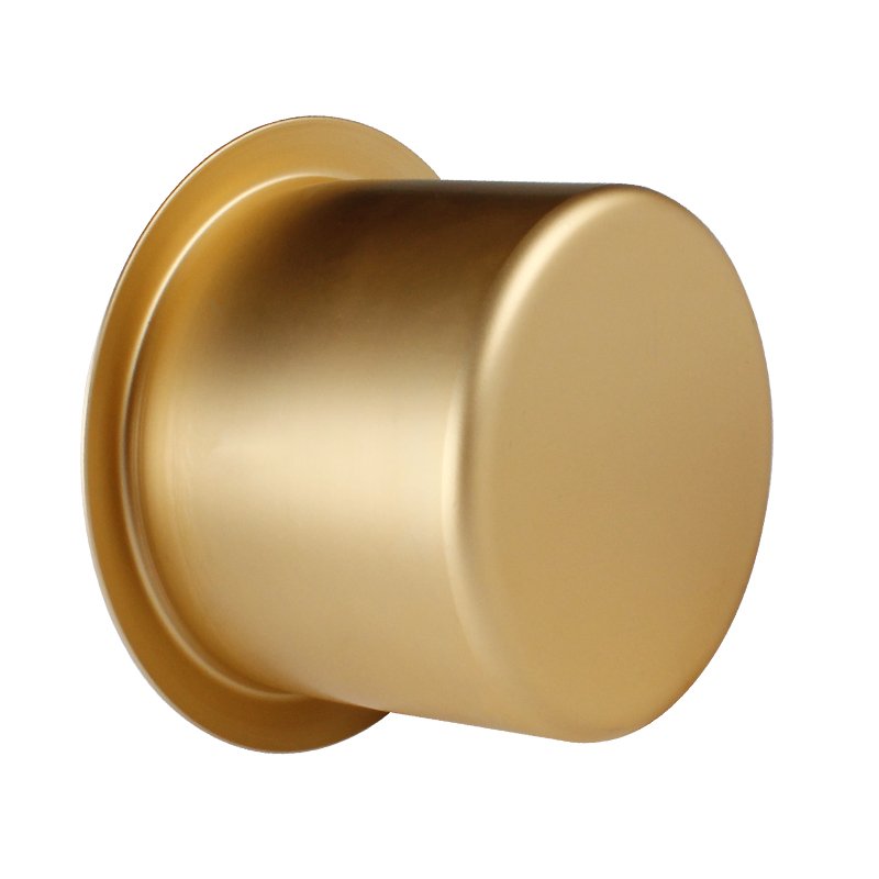 HEYRV Aluminium Alloy Cut-out Size 81mm Golden Color Car Cup Holder