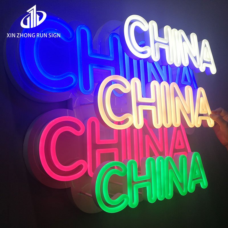Hot Selling Wall Mounted Hanging LED Neon Light Sign RGB Acrylic Custom Led Neon Sign