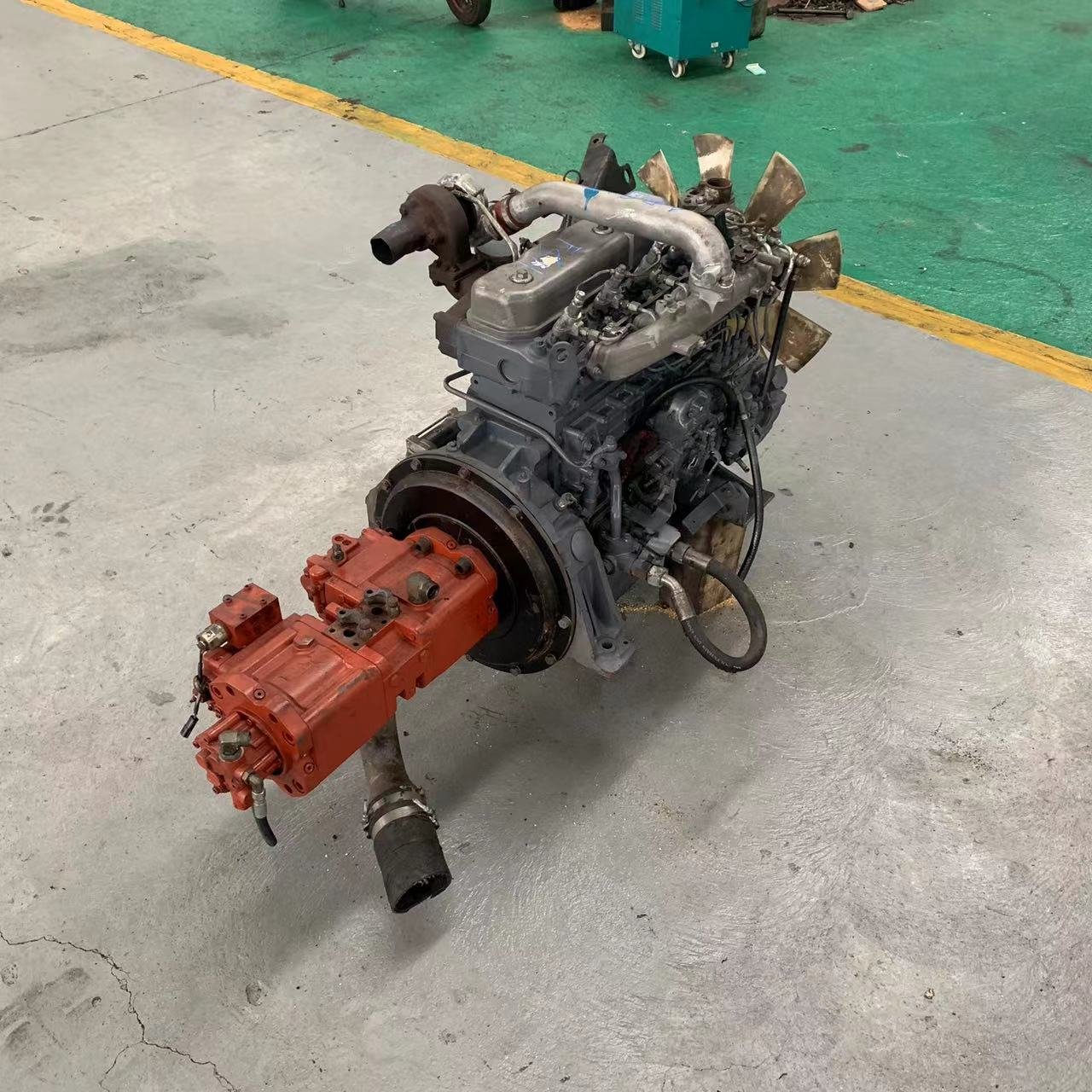 OEM ODM Original Complete 4BG1T Used Engines diesel for Isuzu Excavator