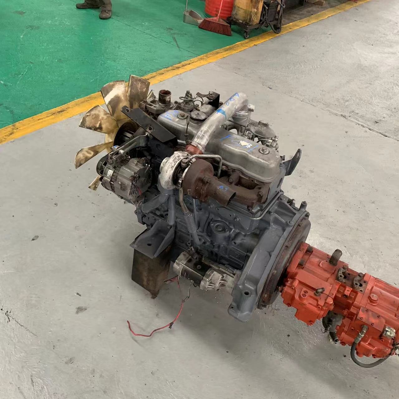 OEM ODM Original Complete 4BG1T Used Engines diesel for Isuzu Excavator