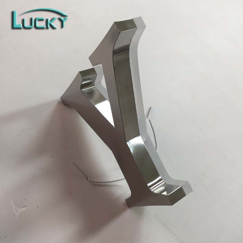 Storefront Small Alphabet Letter Silver Steel Lighting up Metal Letter Backlit Channel Letter Sign