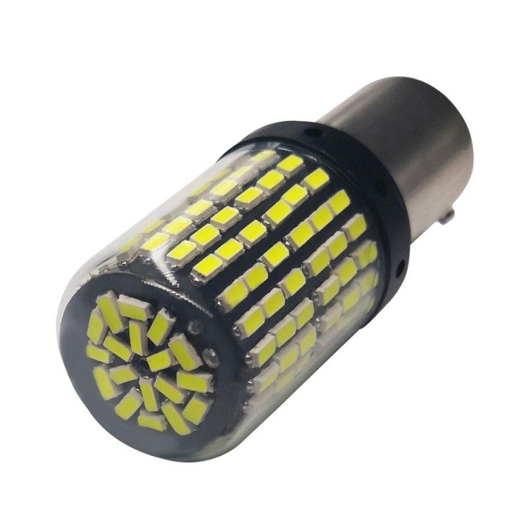 Three Colors 3014 144smd 2880lm Can bus Car Led Switchback Bulb 1156 1157 7440 7443 3156 3157