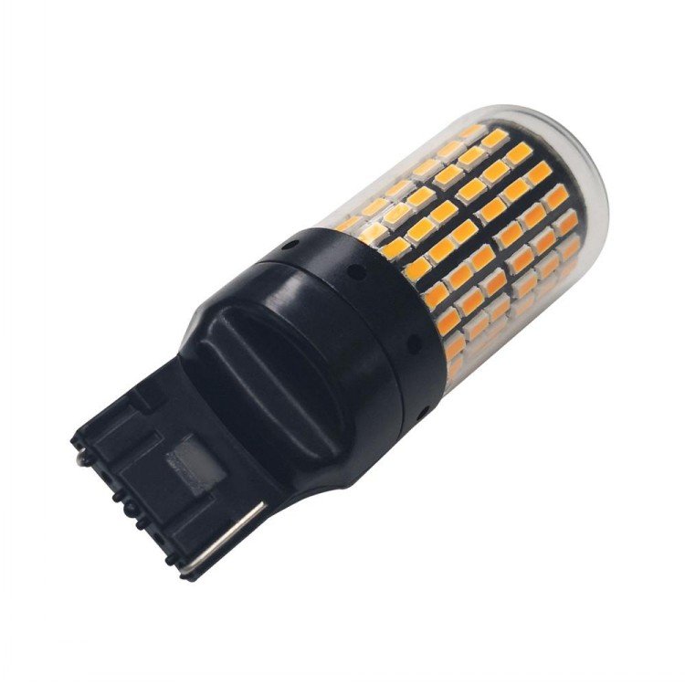 Three Colors 3014 144smd 2880lm Can bus Car Led Switchback Bulb 1156 1157 7440 7443 3156 3157