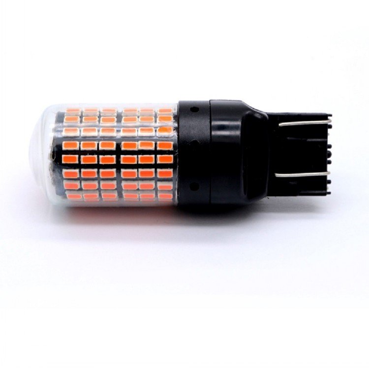 Three Colors 3014 144smd 2880lm Can bus Car Led Switchback Bulb 1156 1157 7440 7443 3156 3157