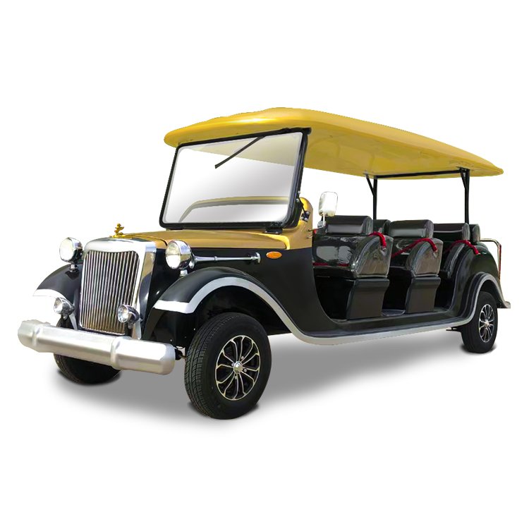 Classic Vintage Electric Sightseeing Bus Car Retro Cars Body Shell for Sale 14 Seats Real Scale Price