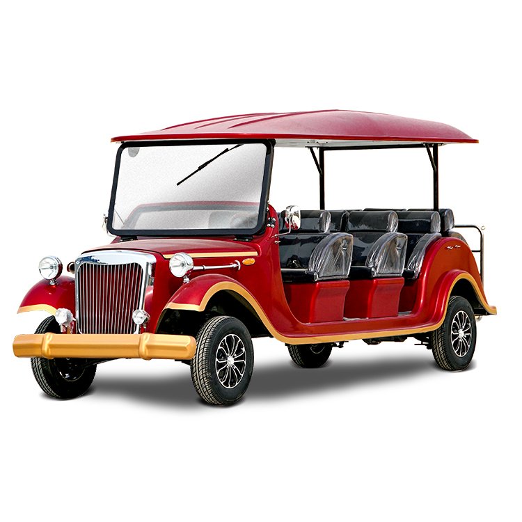 Classic Vintage Electric Sightseeing Bus Car Retro Cars Body Shell for Sale 14 Seats Real Scale Price