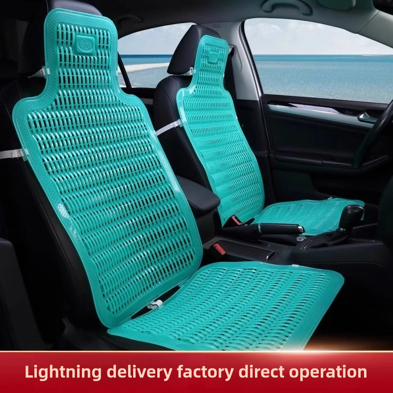 Modern Luxury Toyota Camry Summer Cooling PU Leather Seat Cover Ventilated Cushion for Forklift Van Car-Fabric Accessory