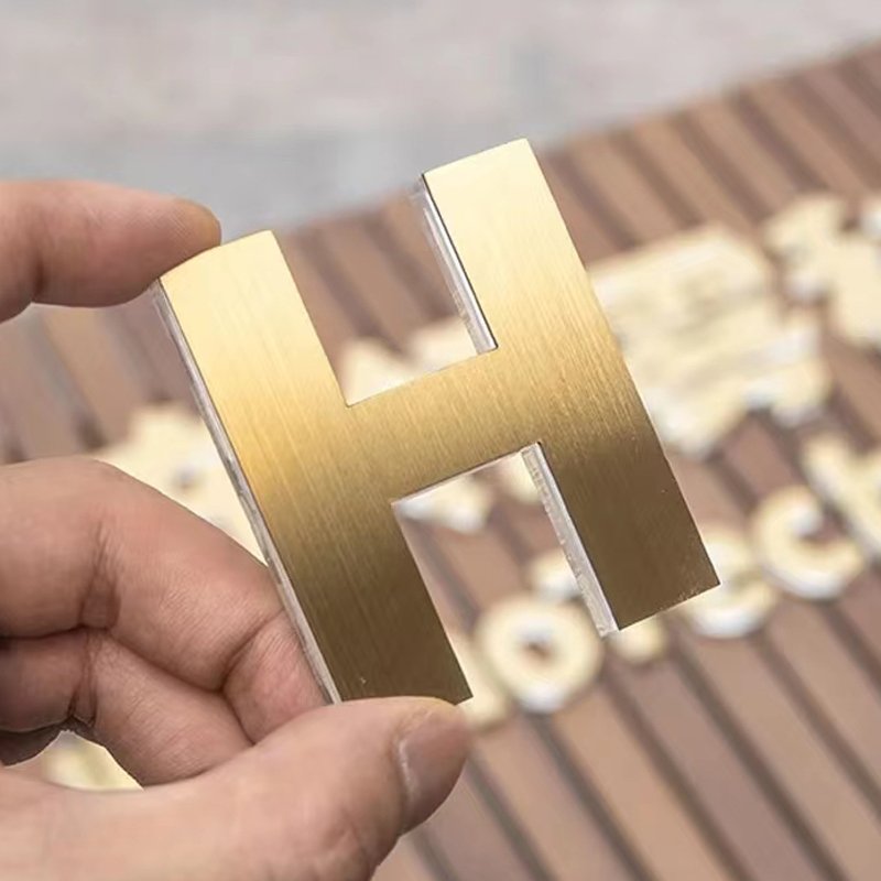 Make Logo for My Company Lighted Alphabet Metal Letter Sign, Light up Letters for Sign, Backlit Led Channel Letters Sign
