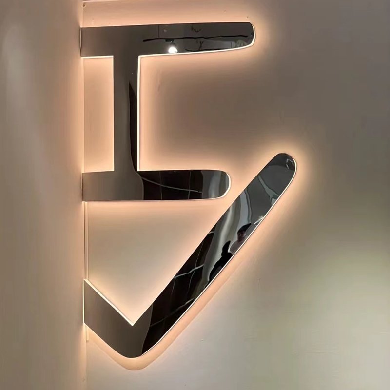 Make Logo for My Company Lighted Alphabet Metal Letter Sign, Light up Letters for Sign, Backlit Led Channel Letters Sign