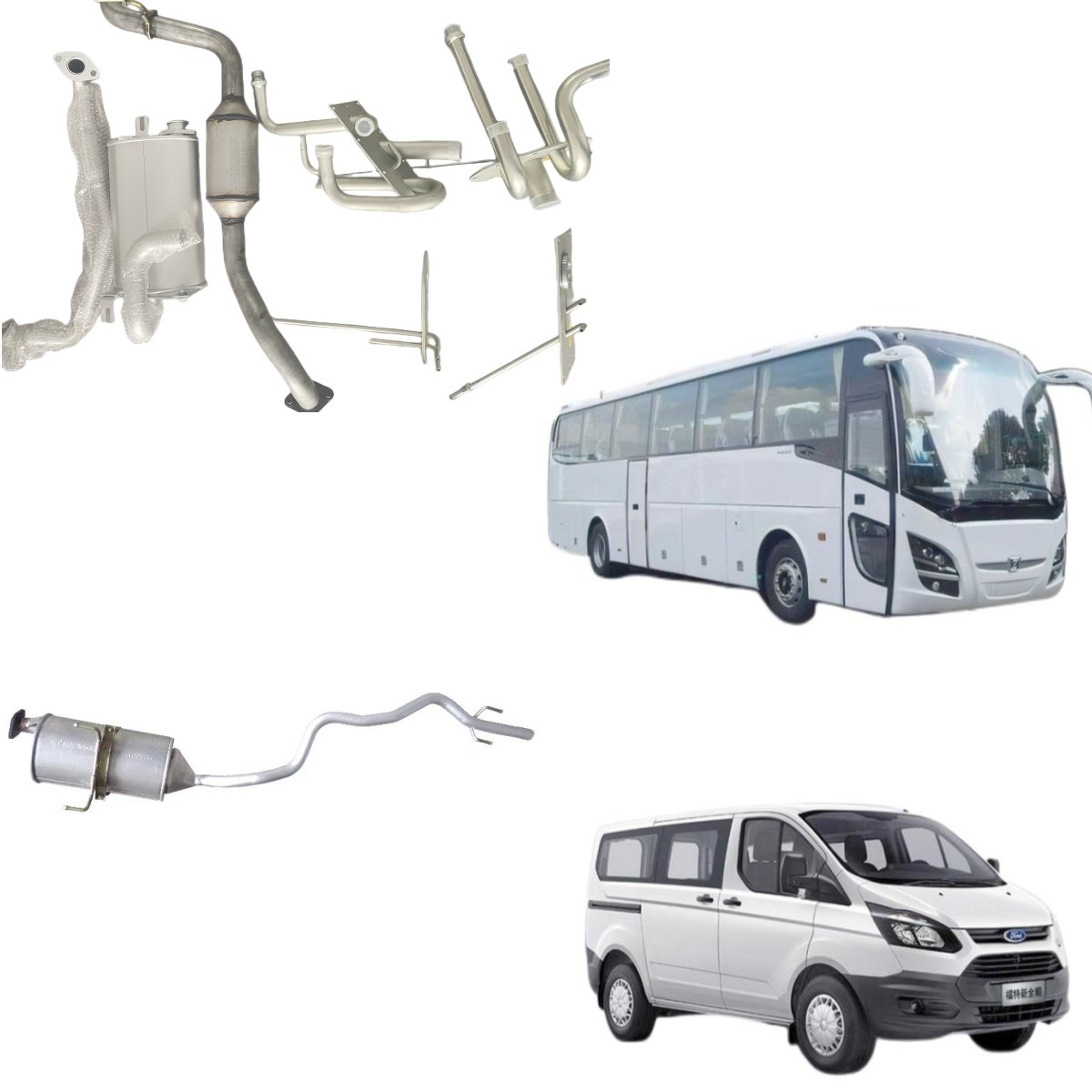 Customized Truck Bus Coach Parts - Catalytic Muffler 5262531 for Cummins SCR System | Exhaust Catalytic Converter with Valve