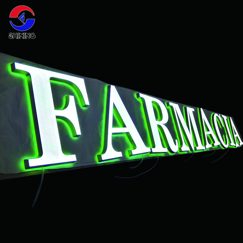 Manufacturer Custom LED Dentist Pharmacy Green Cross Sign Board Design Enseigne Lumineuse Pharmacie Pharmacy LED Sign