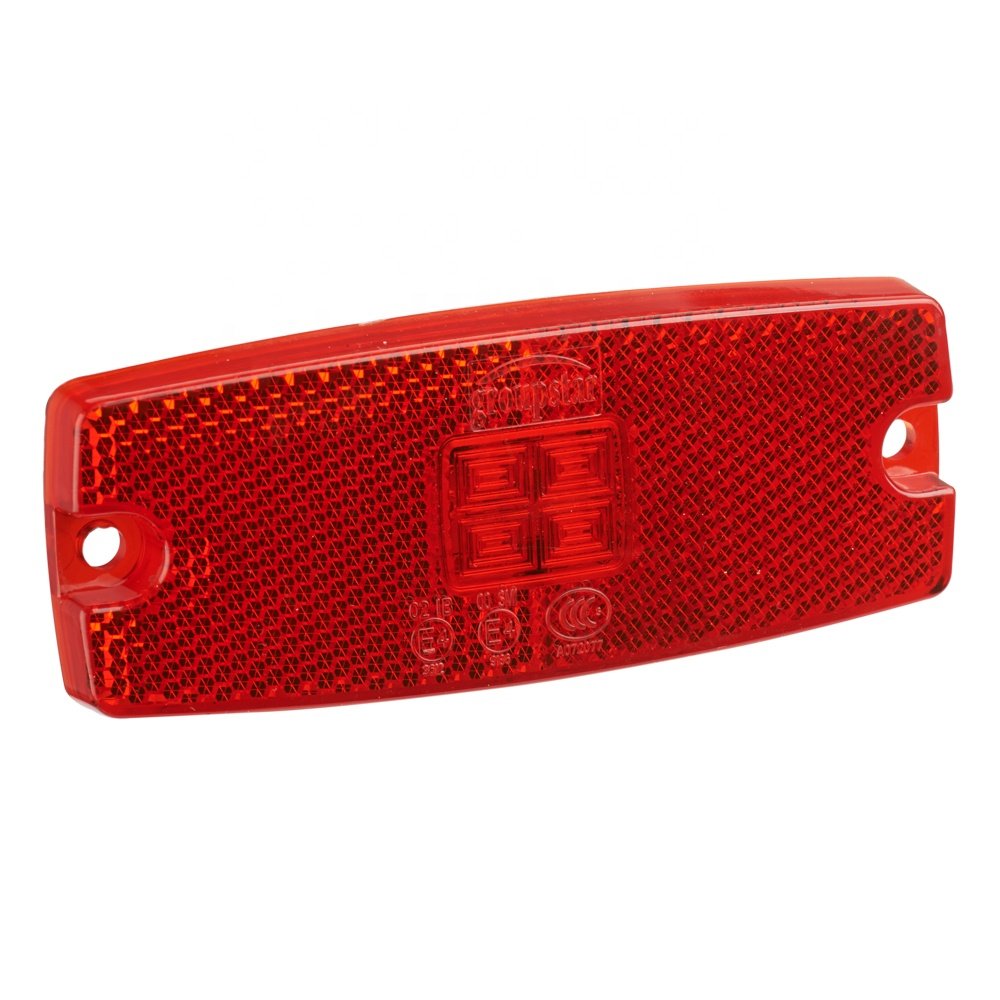 Manufacturer Rectangle 10-30V Trailer LED Outline Side Marker Lamp Reflector for Truck