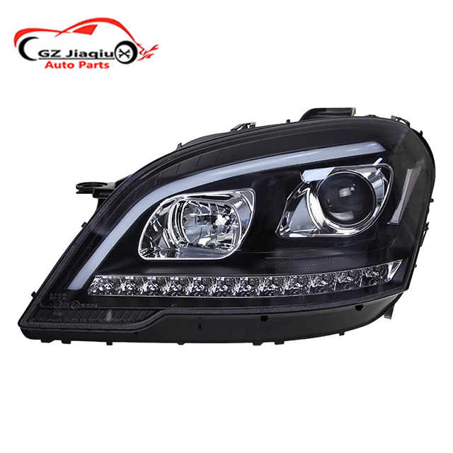 New Condition LED Lens for Mercedes-Benz MLGL09-12 W164 Headlight Assembly Modification with Daily Running Water Turn Signal