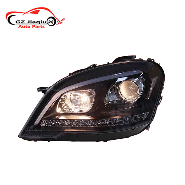 New Condition LED Lens for Mercedes-Benz MLGL09-12 W164 Headlight Assembly Modification with Daily Running Water Turn Signal