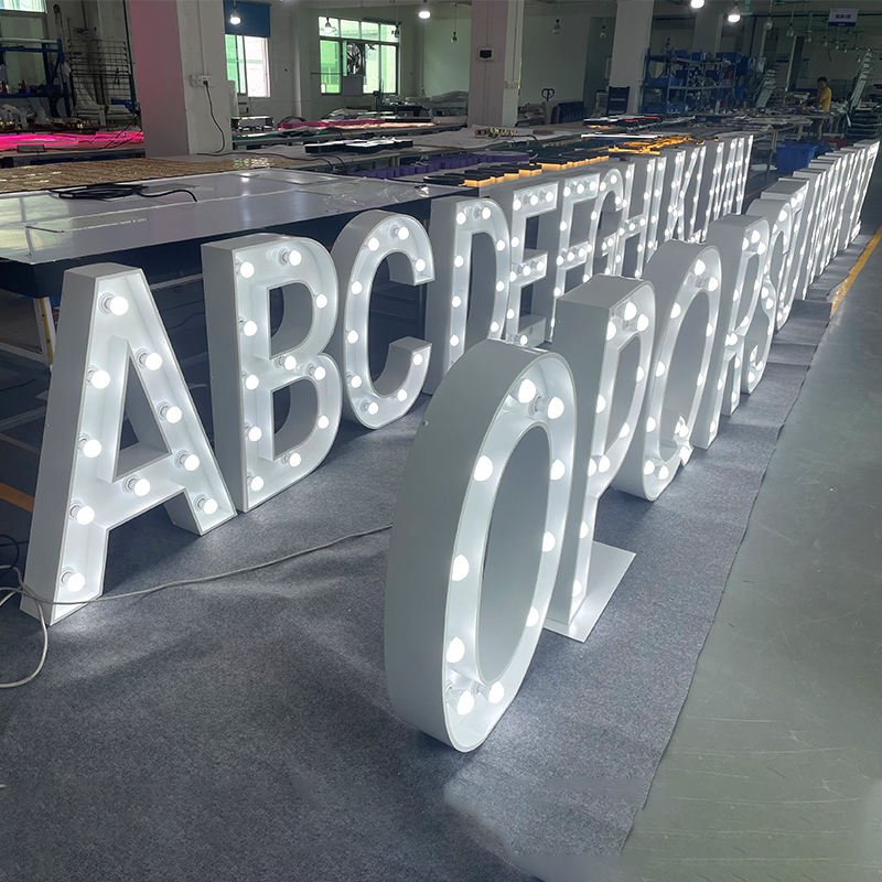 Big Letter Maruqee Sign 4ft Giant love Letters Marquee Letter Led Light up Lights Lettersfor Indoor