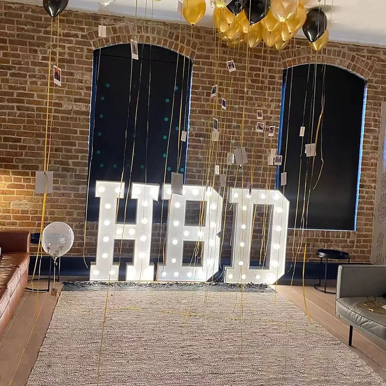 Big Letter Maruqee Sign 4ft Giant love Letters Marquee Letter Led Light up Lights Lettersfor Indoor