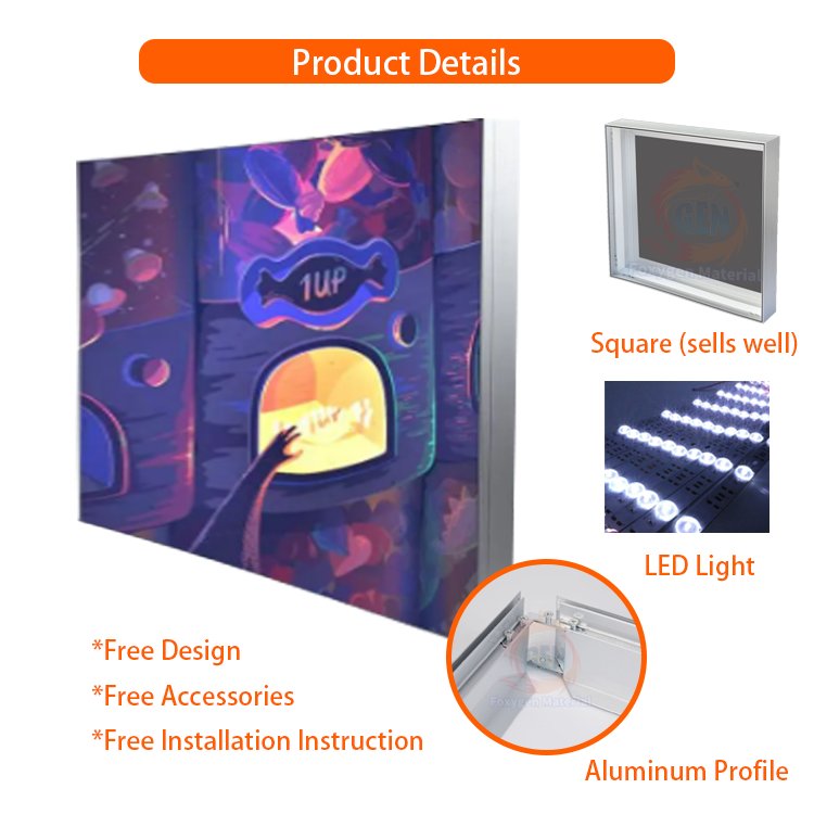 Low Price Outdoor Airport Subway Bus Stop Shopping Mall Exhibition Double Sided Fabric Led backlit Light Box Advertising