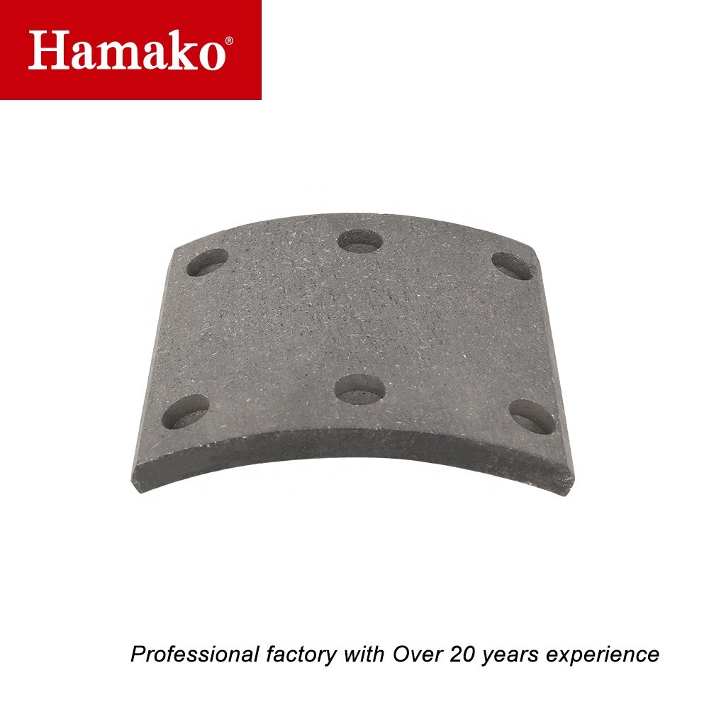 Guangzhou Hamako Auto Parts Premium Asbestos Free Carbon Ceramic Fiber Brake Lining Pad MC828514 MC-832472 for Mitsubishi Bus