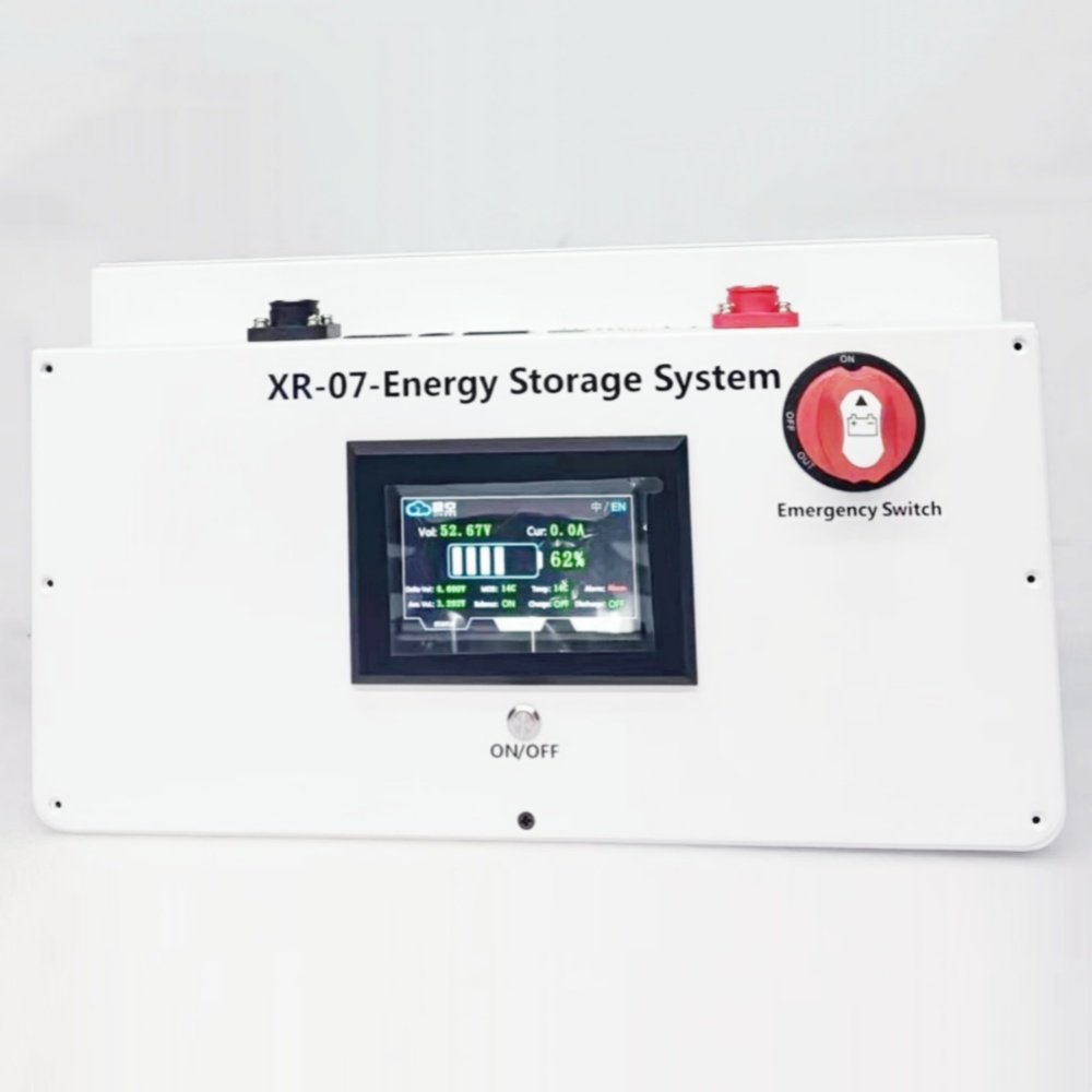 XR07 48V280AH 15KW Solar Home Energy Storage LiFePO4 Battery Case Bank DIY Kit for JK Inverter BMS 270AH 280AH 302AH 310AH