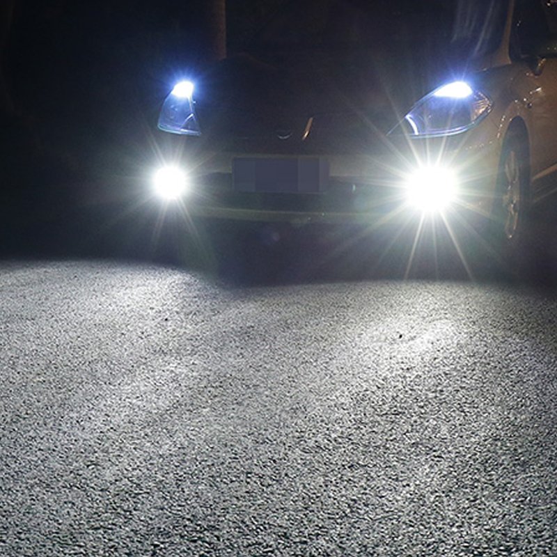 Gview Non Destructive Installation Dual Color Switchback LED 9005 9006 LED Fanless Fog Headlight Bulb for Cars