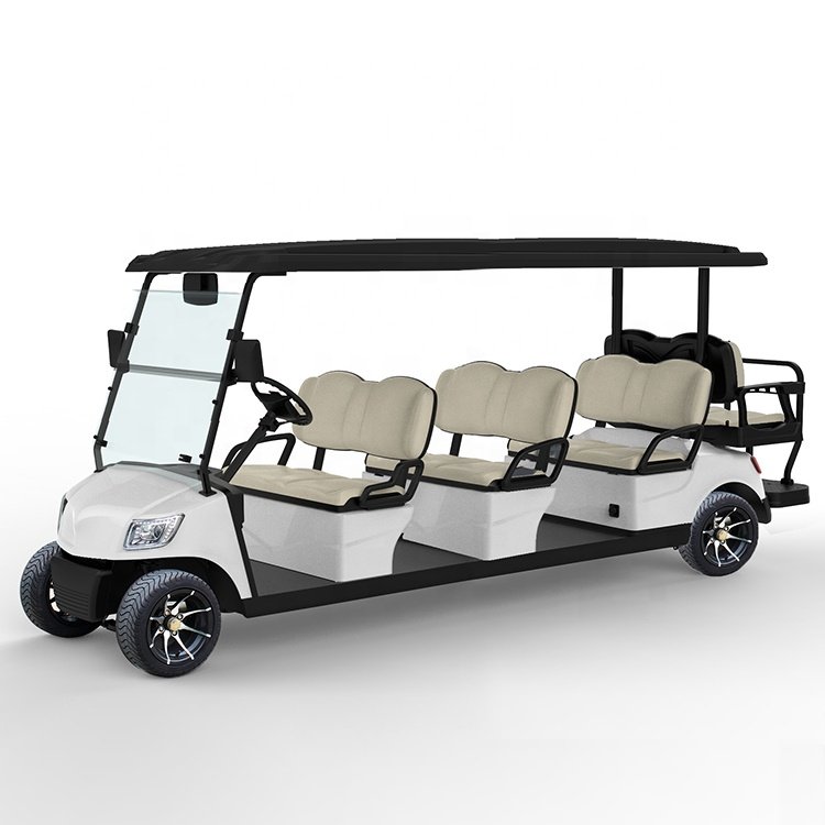 New 8 Seats Sightseeing Bus Hunting Club Golf Cart Electric Golf Buggy