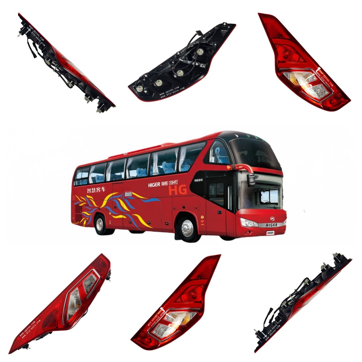 37QQJ-73200 Combination Rear Taillights Higer KLQ6112