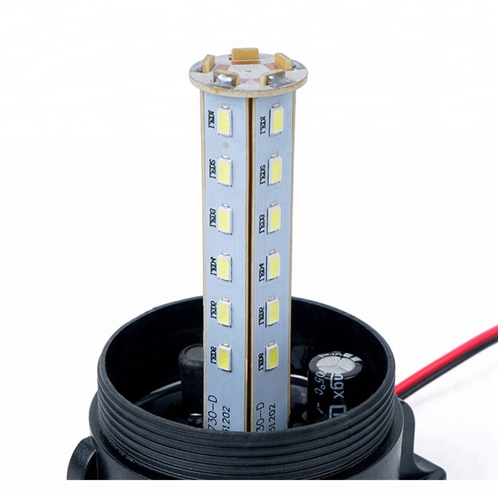 Hodish 30 LED Amber 15W Emergency Warning Flashing Safety Strobe Beacon Light for Forklift Truck Tractor Golf Carts UTV Car Bus