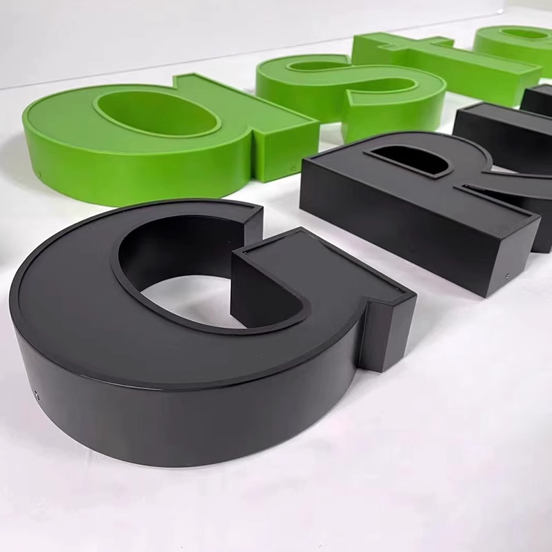 Custom Made Advertising Shop Name Board Design Led Sign Light Building Sign Letters Board