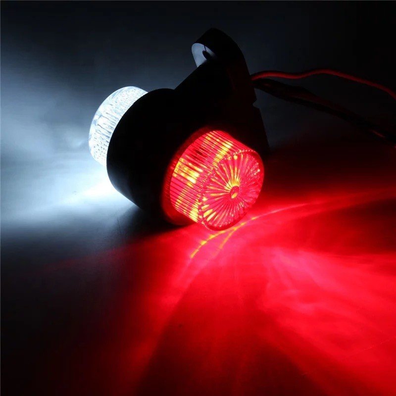 12-30V LED Side Marker Lights Trailer Lights Auto Truck Lorry Camion Lamps Red Led 24V Truck Accessories IP67