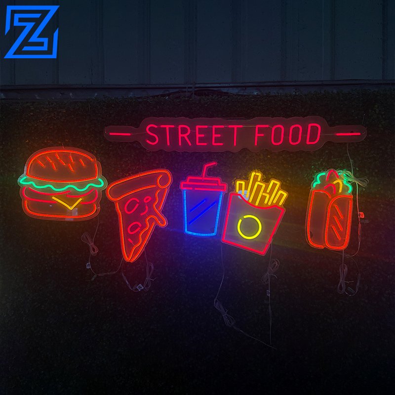 Fast Delivery Wall Decor UV Print Led Electronic Signs Logo Custom Night Lights NO MOQ Dropshipping Neon Sign