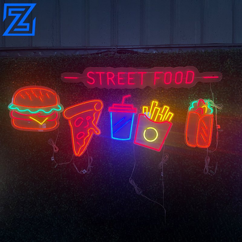 Fast Delivery Wall Decor UV Print Led Electronic Signs Logo Custom Night Lights NO MOQ Dropshipping Neon Sign