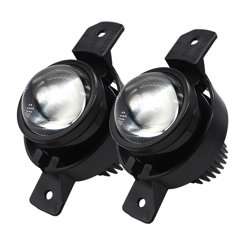 12V 2.5Inch for Nissan Bi Led Projector Bifocal Lens Fog Lamp High Low Beam Highlight Waterproof Retrofitted Fog Light Car Laser